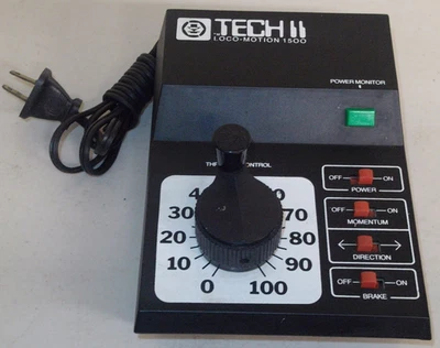 MRC Tech II Loco-Motion 1500 DC Hobby Transformer Train Controller HO Scale - Image 1 of 4