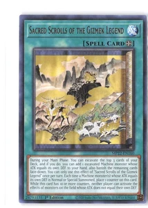 Sacred Scrolls of the Gizmek Legend #MP22-EN160 Near Mint 1stEdition Rare - Picture 1 of 2