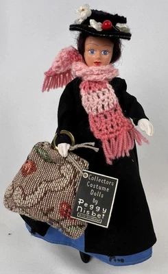 Vintage 60’s Mary Poppins Doll W/Carpetbag Hat & Scarf by Peggy Nisbet Keepsake - Image 1 of 4