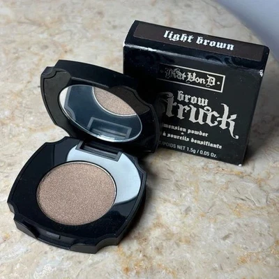 Kat Von D Vegan Beauty Brow Struck Dimension Powder ~ LIGHT BROWN ~ 1.5g/0.05 oz - Image 1 of 4