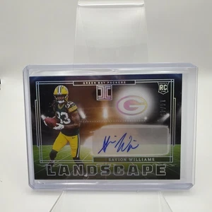 Savion Williams 2025 Panini Impeccable Rookie Landscape Auto /49 Packers - Bild 1 von 6