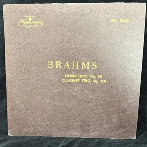 BRAHMS Trios - WALTER BARYLLI / LEOPOLD WLACH - WESTMINSTER WL 5146 LP 1952 - Picture 1 of 4