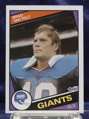 1984 Topps #323 - Brad Van Pelt - New York Giants - Near Mint - Image 1 of 2