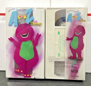 A to Z With Barney Howdy Friends Bonus (VHS, 2 Tape Set) VG - Imagen 1 de 6