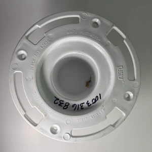 Oatey Twist-N-Set Brida Inodoro Abierta PVC Blanco 3" 43654 - Imagen 1 de 4