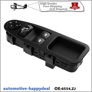 Interrupteur vitre électrique (côté droit) pour Citroen Dispatch 2.0 HDI [2007-2016] - Photo 1/7