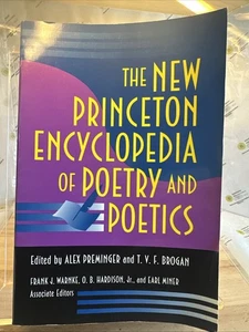 The New Princeton Encyclopedia of Poetry and Poetics (1993) - Bild 1 von 10