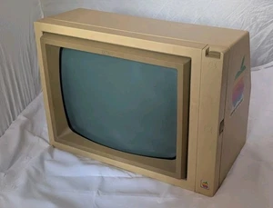 Vintage Apple Monitor II zielony monochromatyczny - Zdjęcie 1 z 7