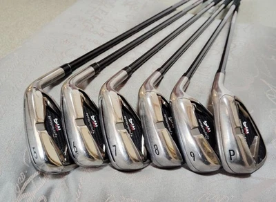 Juego de hierros TaylorMade M4 2021 #5-9, Pw (6 clubes)/ATMOS/Flex: rígidos/plancha Foto 1 de 4