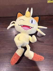 Pokemon 12 Zoll Winking Meowth 2017 Team Rocket Plüschtier Stofftier Spielzeug Nintendo Tomy - Bild 1 von 2