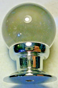 JVJ Hardware Pure Elegance 53026 ~ glatter runder Kristall Schrank Knopf ~ Lot 10 - Bild 1 von 2