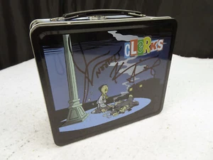 Kevin Smith & Jason Mewes Signed Clerks Jay Silent bob Metal Lunch Box Pail - Picture 1 of 4