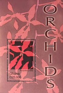 GHANA ORCHIDS SOUVENIR SHEET 2004 MNH ORCHID STAMPS FLOWERS WILDLIFE FLORA - Picture 1 of 1