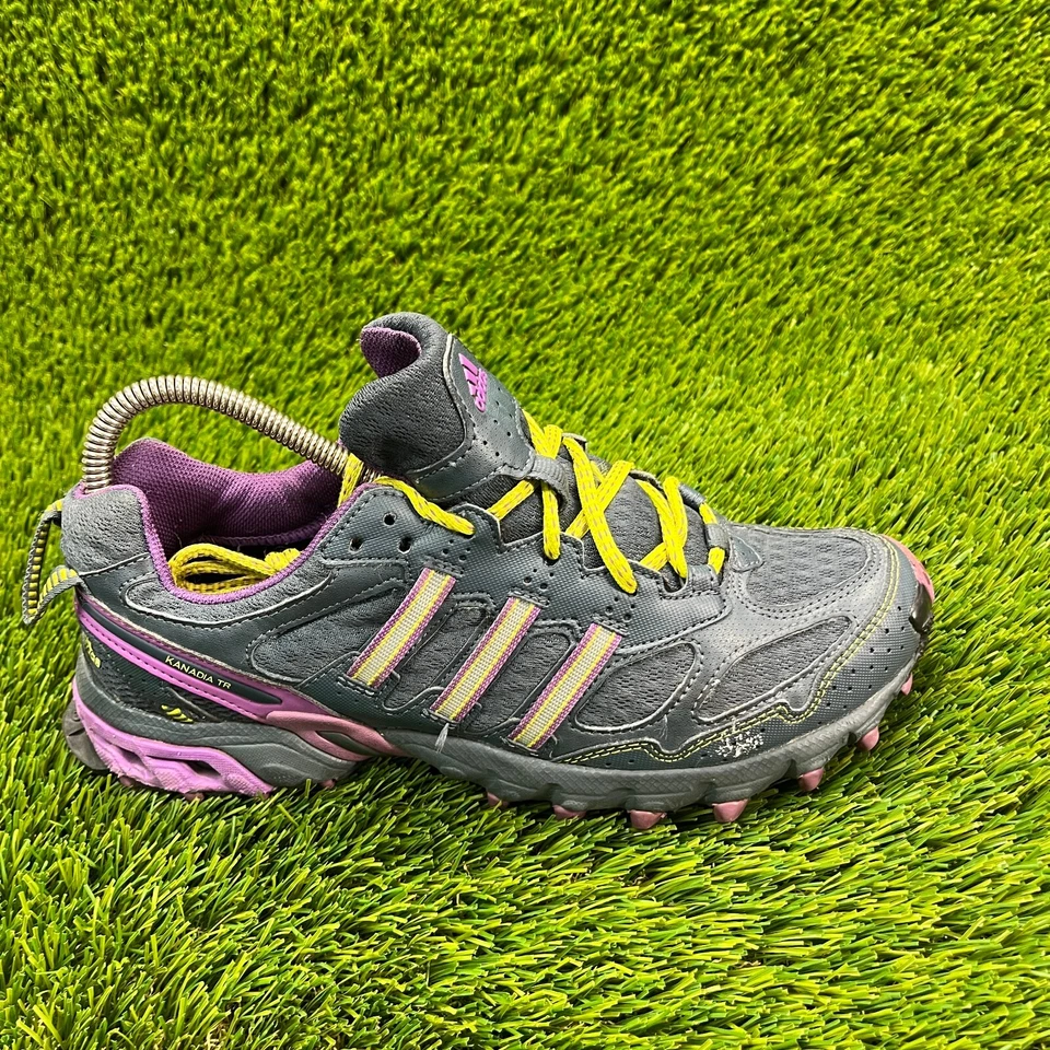 Adidas Kanadia TR Mujer Talla 9 Gris Caminar Correr Senderismo Zapatos Tenis Foto 1 de 4
