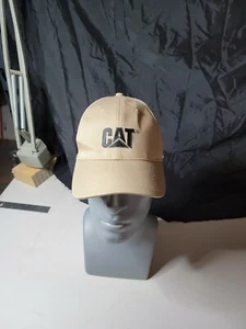 CC Hat Cap  trucker Tan embroidered Cat adjustable - Picture 1 of 4