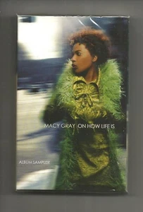MACY GRAY w/ RARE SNIPPET 3trx SAMPLER 1999 PROMO DJ Cassette Tape Single SEALED - Picture 1 of 2