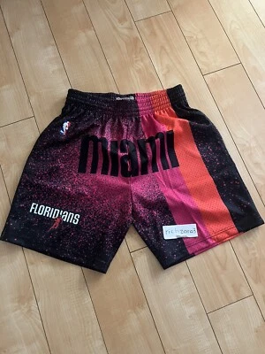 Miami Heat Floridians Mitchell & Ness Swingman Jersey Shorts Mens L - Image 1 of 4