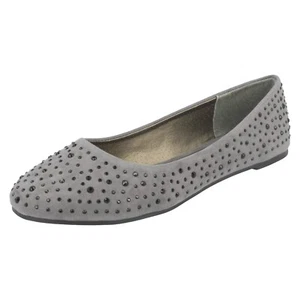 Mujer Spot On Planos Casual Diamante Bailarinas 'F8r0323' - Imagen 1 de 10