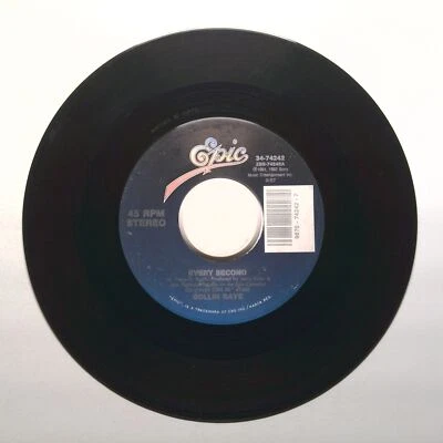 Collin Raye - Every Second; Any Old Stretch of Blacktop - Vinyl Record 45 RPM 7" - Image 1 of 2