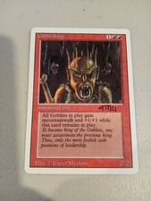 MTG Magic Jesper Myrfors Signed Artist Proof Goblin King x1 Revised NM