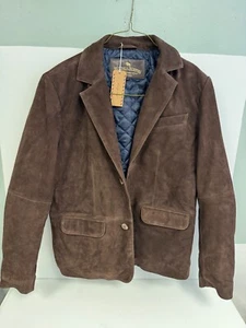 Buffalo Jackson PROTO Jacket Soft Leather Dark Brown Rugged M/L Lined Comfort. - Picture 1 of 11