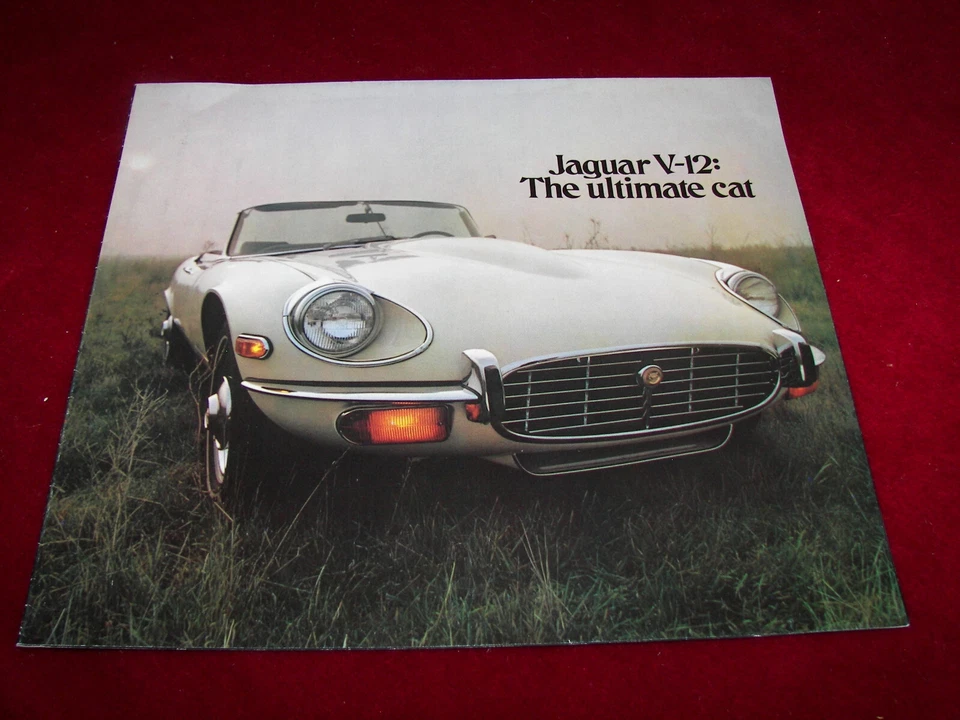 Folleto promocional Jaguar V12: The Ultimate Cat Foto 1 de 3