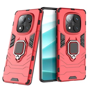 For XiaoMi RedMi Note 14 Pro 4G, Hybrid Armor Ring Holder Magnetic Case Cover - Picture 1 of 19