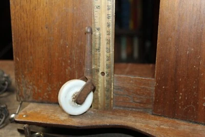 Антикварный ролик колесика для фарфоровой мебели 1-5/8 дюйма - Изображение 1 из 3