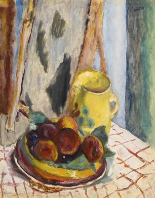 Pierre Bonnard Bodegón a la pesca y la maceta amarilla lienzo 16 x 20 #7227 Foto 1 de 4