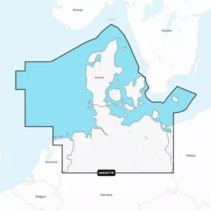 Navionics+ Plus EU077R Nord Deutschland-Dänemark-Fehmarn-Rügen Digitale Seekarte - Bild 1 von 1