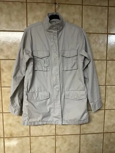 Stussy Women’s 90’s Y2K Retro Utility Shell, Hip Hop Skate Surf, Gray Sz L - Picture 1 of 9