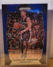 2017-18 Panini Prizm Blue Disco Chandler Parsons /175 Grizzlies