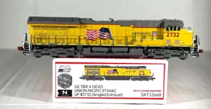 SCALETRAINS N SCALE GE TIER 4 GEVO ET44C4 LOCOMOTIVE SOUND&DCC UP SXT33668 - Picture 1 of 3