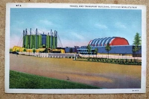 Travel and Transport Building, Chicago World's Fair CT Art Colortone Postcard  - Picture 1 of 5