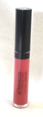 Brillo de labios nutritivo natural Benecos ~ Flamenco ~ 5 ml ~ Hecho en Alemania ~ NUEVO Foto 1 de 4