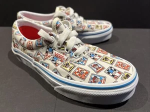 Vans Off The Wall x Where's Waldo? Era Postage Shoes Sz 1.0 US Kids Youth RARE - Picture 1 of 10