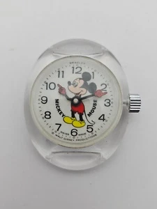Orologio vintage anni 70 Topolino Bubble Bradley Walt Disney INOP - Foto 1 di 5