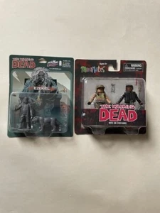 Walking Dead Mini-Mates Rosita and Father Gabriel Mini Figures and Ezekiel - Picture 1 of 6