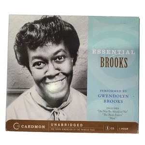 Essential Brooks by Gwendolyn Brooks 2006 Compact Disc Unabridged edition - Picture 1 of 4