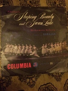 Sleeping Beauty & Swan Lake 12" Lp PO Karajan Columbia 33CX 1065 Mono UK 1953 - Picture 1 of 4
