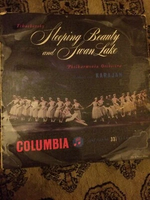 Sleeping Beauty & Swan Lake 12" Lp PO Karajan Columbia 33CX 1065 Mono  UK 1953 - Image 1 of 4