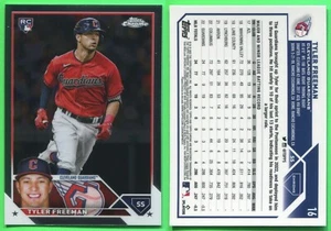 2023 Topps Chrome - #16 Tyler Freeman (RC) Cleveland Guardians (a) - Bild 1 von 1