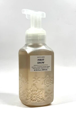 NEW 1 BATH & BODY WORKS FIRST SNOW GENTLE FOAMING HAND SOAP 8.75 FL OZ - Image 1 of 2