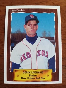 DEREK LIVERNOIS NEW BRITAIN RS 1990 ProCards, Inc. Minor League-Baseball #1314 - Picture 1 of 1