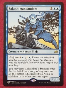 Magic The Gathering PLANECHASE ANTHOLOGY PCA SAKASHIMA'S STUDENT blue card MTG - Picture 1 of 2