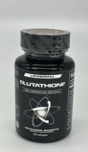 850mg Liposomal Glutathione Supplement | 60 Total Liposomal Softgels Exp:03/2026 - Picture 1 of 11