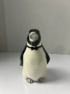Vintage Otagiri Keramik Pinguin Milchkännchen schwarz und weiß 1983 Japan - Bild 1 von 8