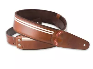 RightOn! Mojo Race Brown Guitar Strap - Picture 1 of 1