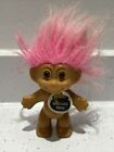 Good Luck Troll Pink Hair -  With TAG - Vintage 1990?s Russ Company