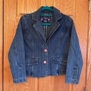 Arizona Jean Co. Girls Blue Blazer Jacket L (14-16) Casual - Picture 1 of 5